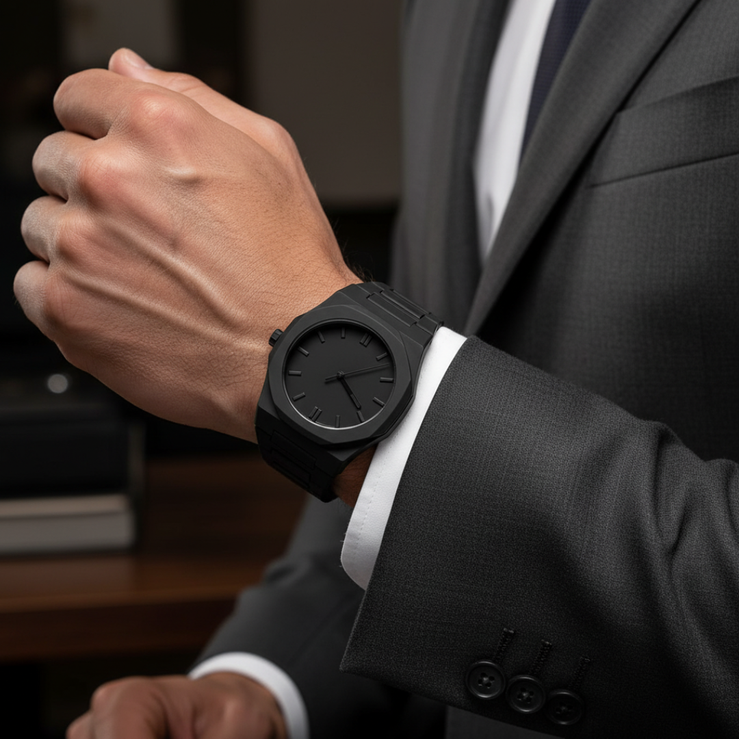 KRONOS Watch – Black Polycarbonate Edition