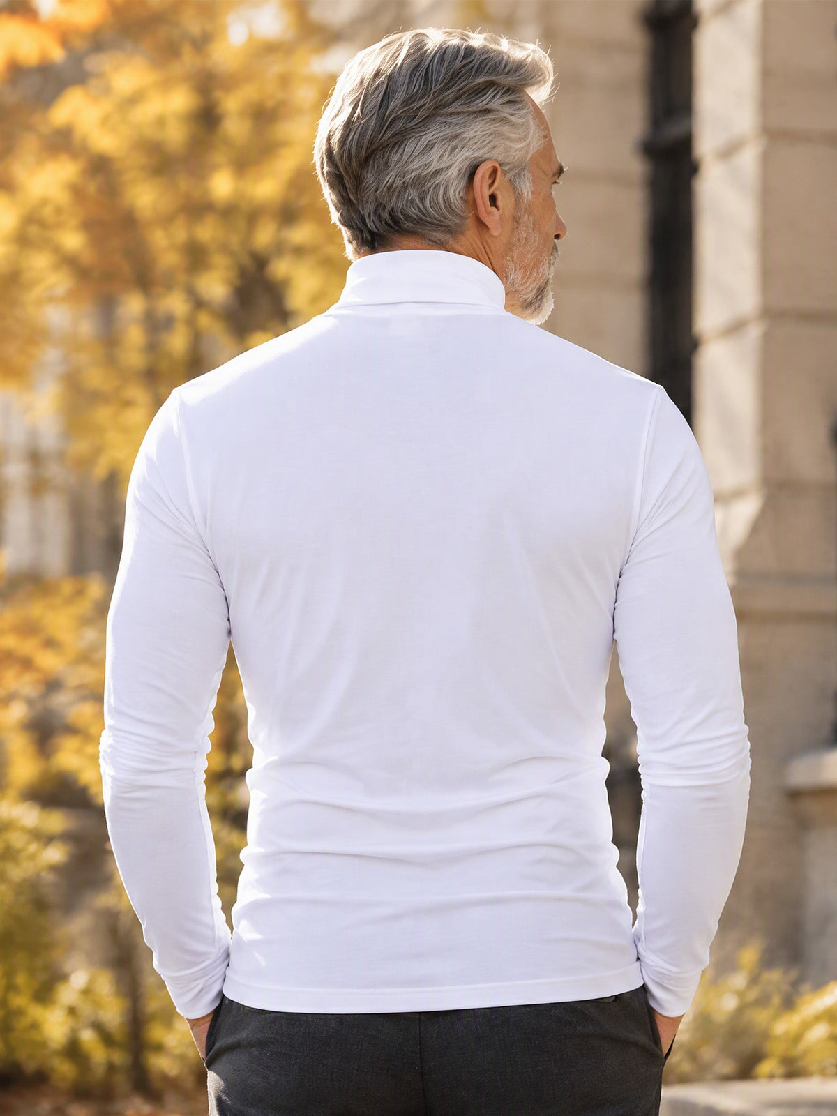 Men's Slim-Fit Turtleneck Top