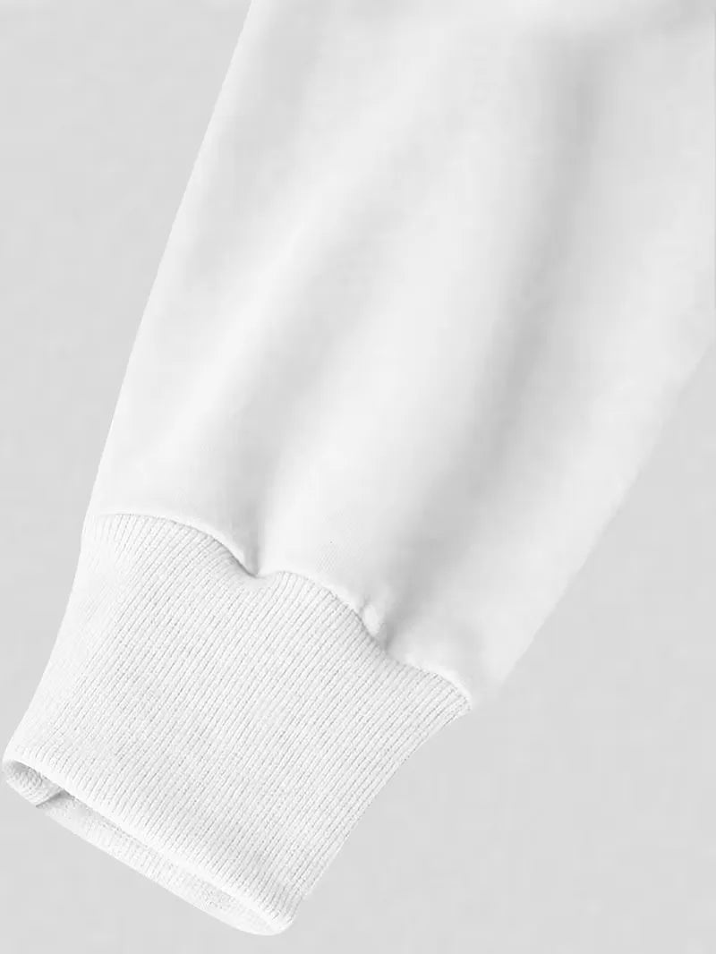 Sweatshirt with White Script Lettering