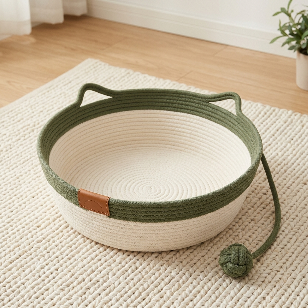 Woven Cat Basket