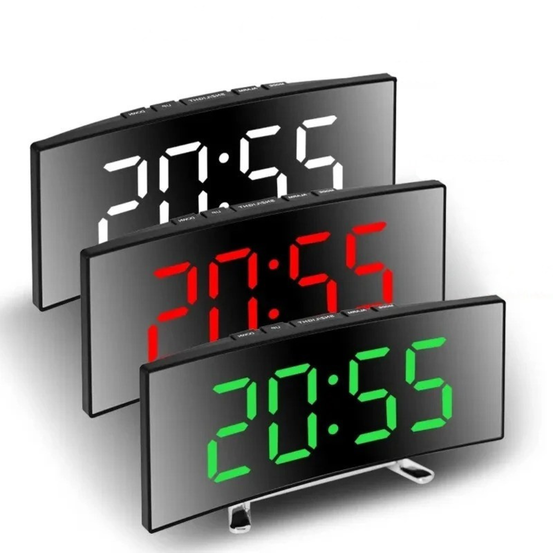 Nordspur | CurvoGlow Curved LED Alarm Clock