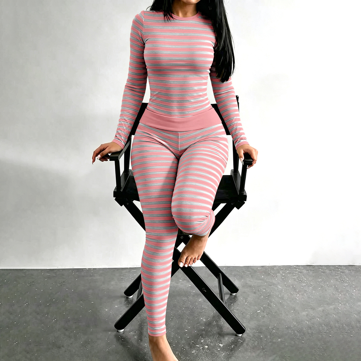Sofia Striped Fit Set