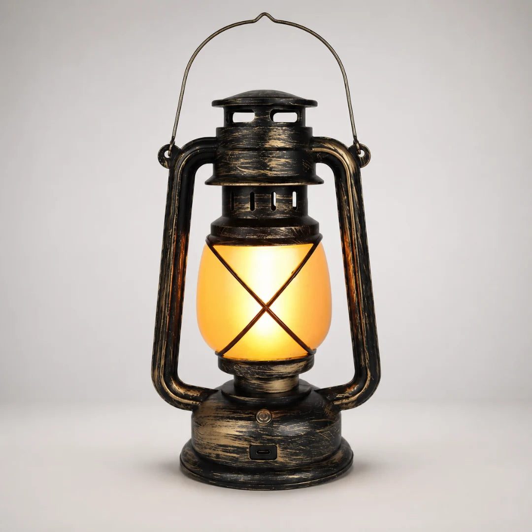 Nordspur | Flambourne Vintage-Style Rechargeable Flame-Effect Lantern