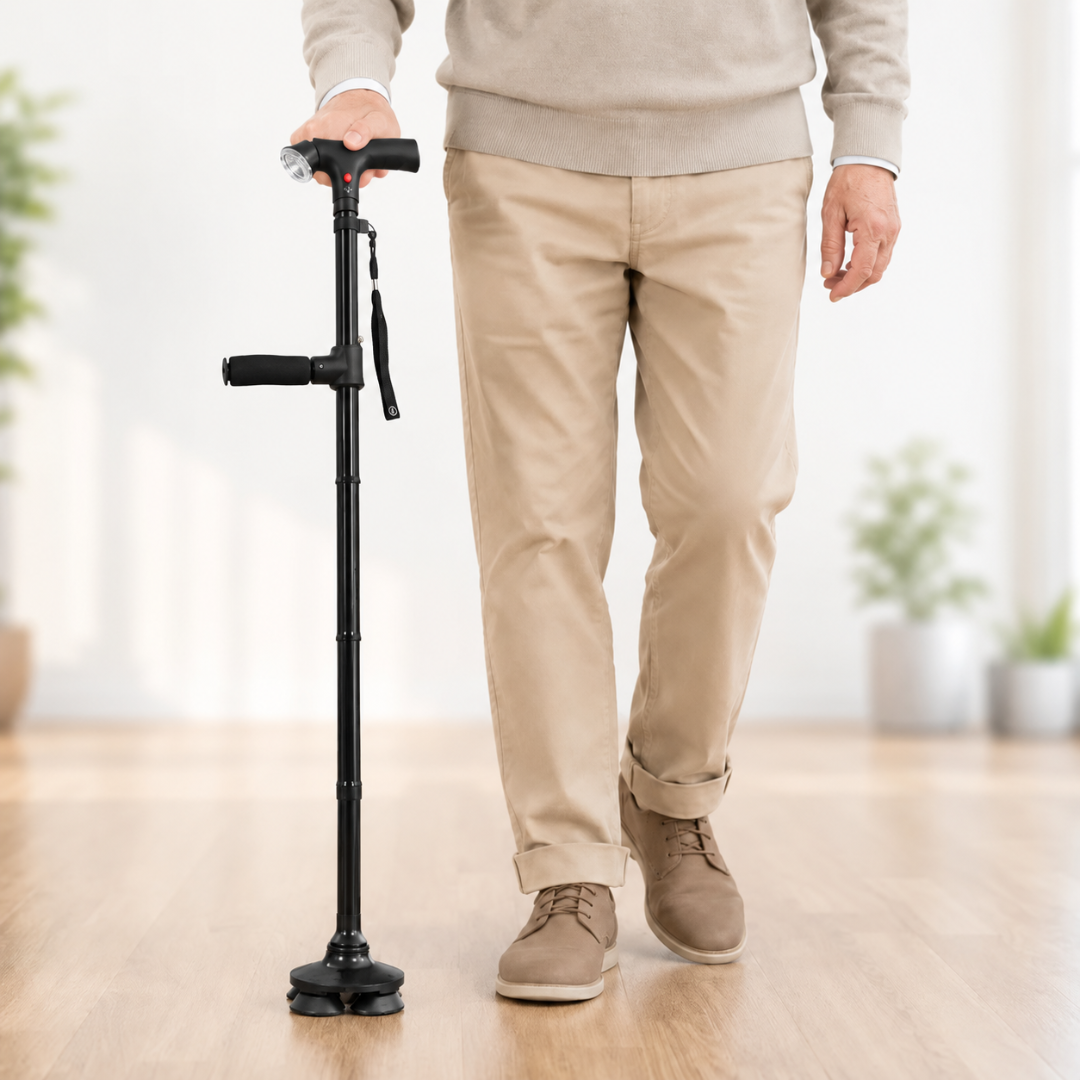 Nordspur | StabiliTrek Foldable Aluminum Quad Cane