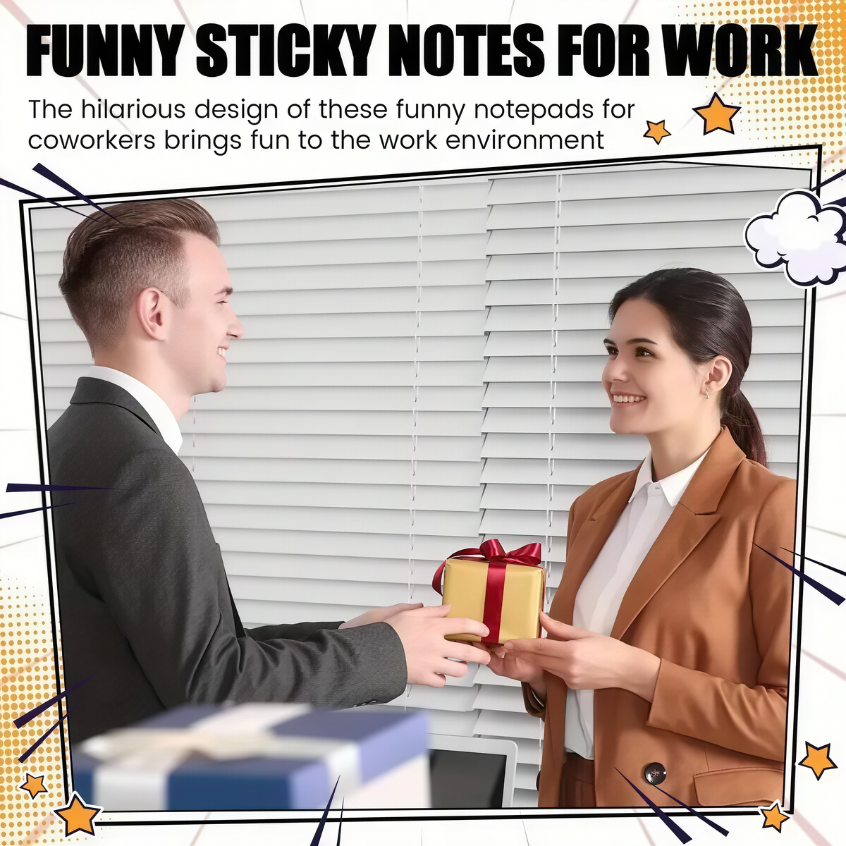 12-Pack Sarcastic Office Sticky Notes – Funny Coworker Memo Pads & Hilarious Desk Gifts