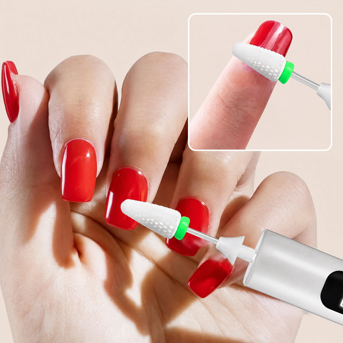Electric Nail Grinder With LED Light