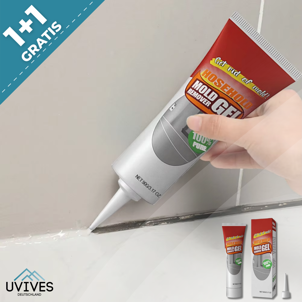 Mold Remover | Powerful & Fast-Acting | Long-Lasting Protection | Odor Eliminating