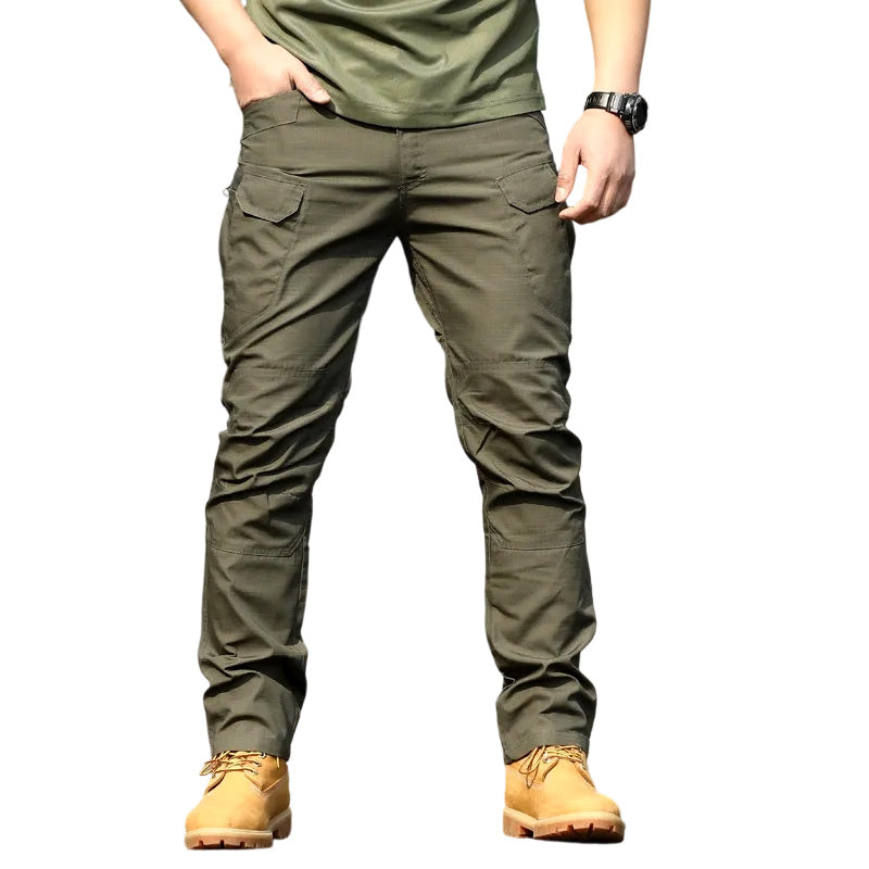 Men's Tactical Trousers with Waterproof and Windproof Protection for Outdoor Use