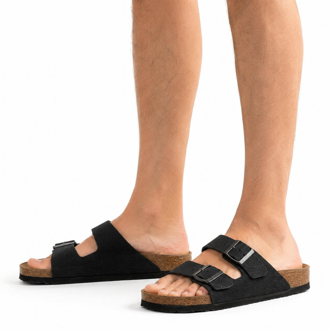 Nordspur | Aurisol Two-Strap Slip-On Sandals