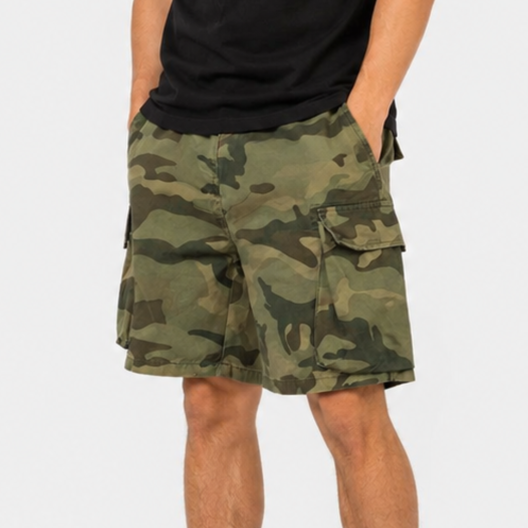 Nordspur | Camoflexo Loose Fit Cargo Shorts