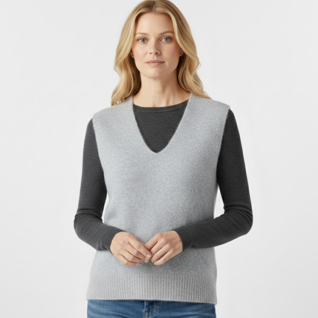 Nordspur | Sleeveless V Neck Knit Vest