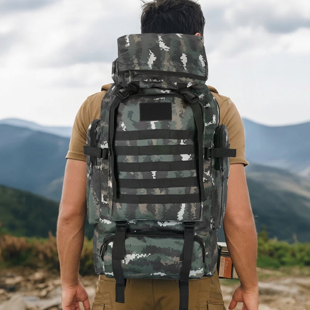 80L Tactical Trekking Backpack Durable MOLLE Pack 80L Tactical Trekking Backpack Durable MOLLE Pack