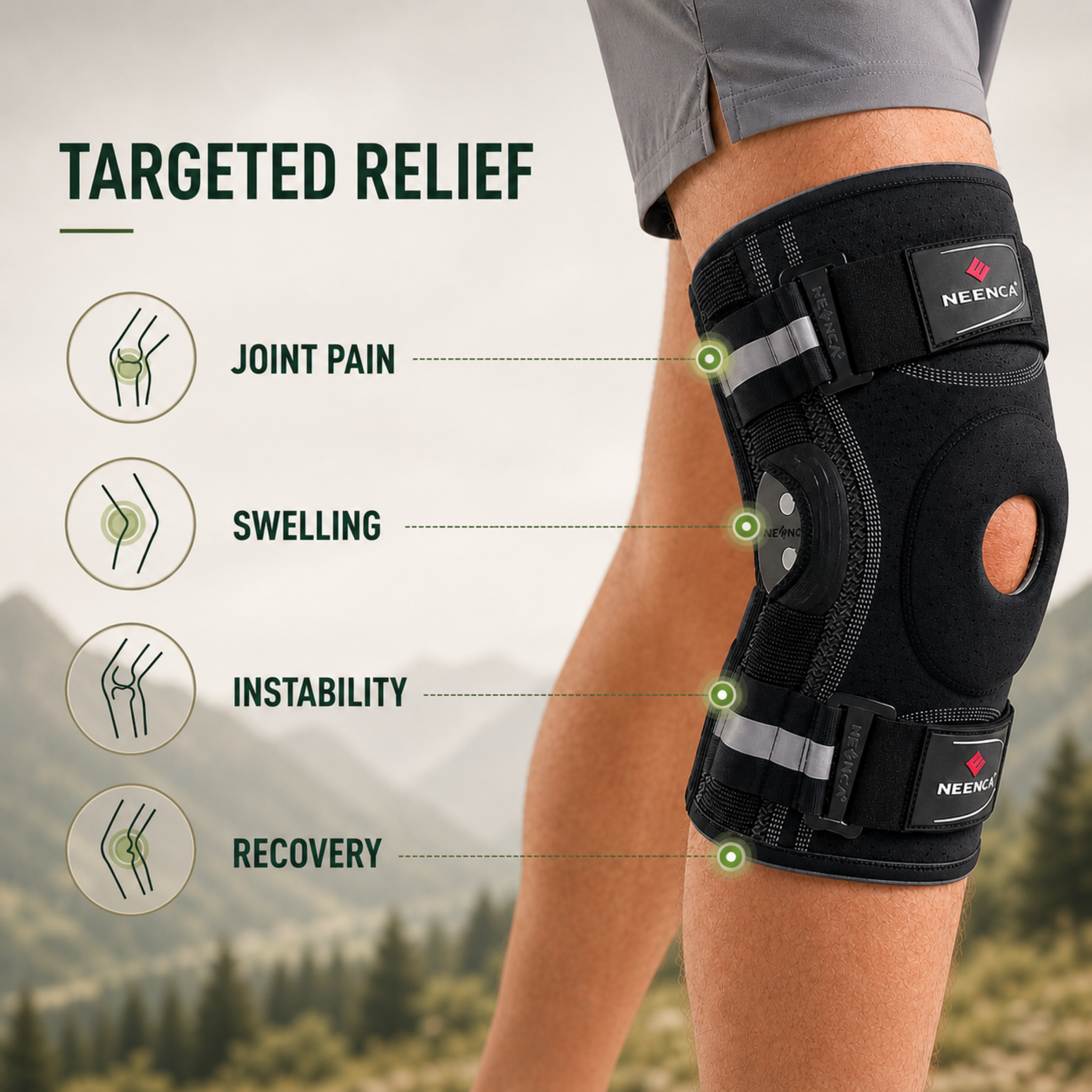 Nordspur | Knevoxa Hinged Knee Support Brace
