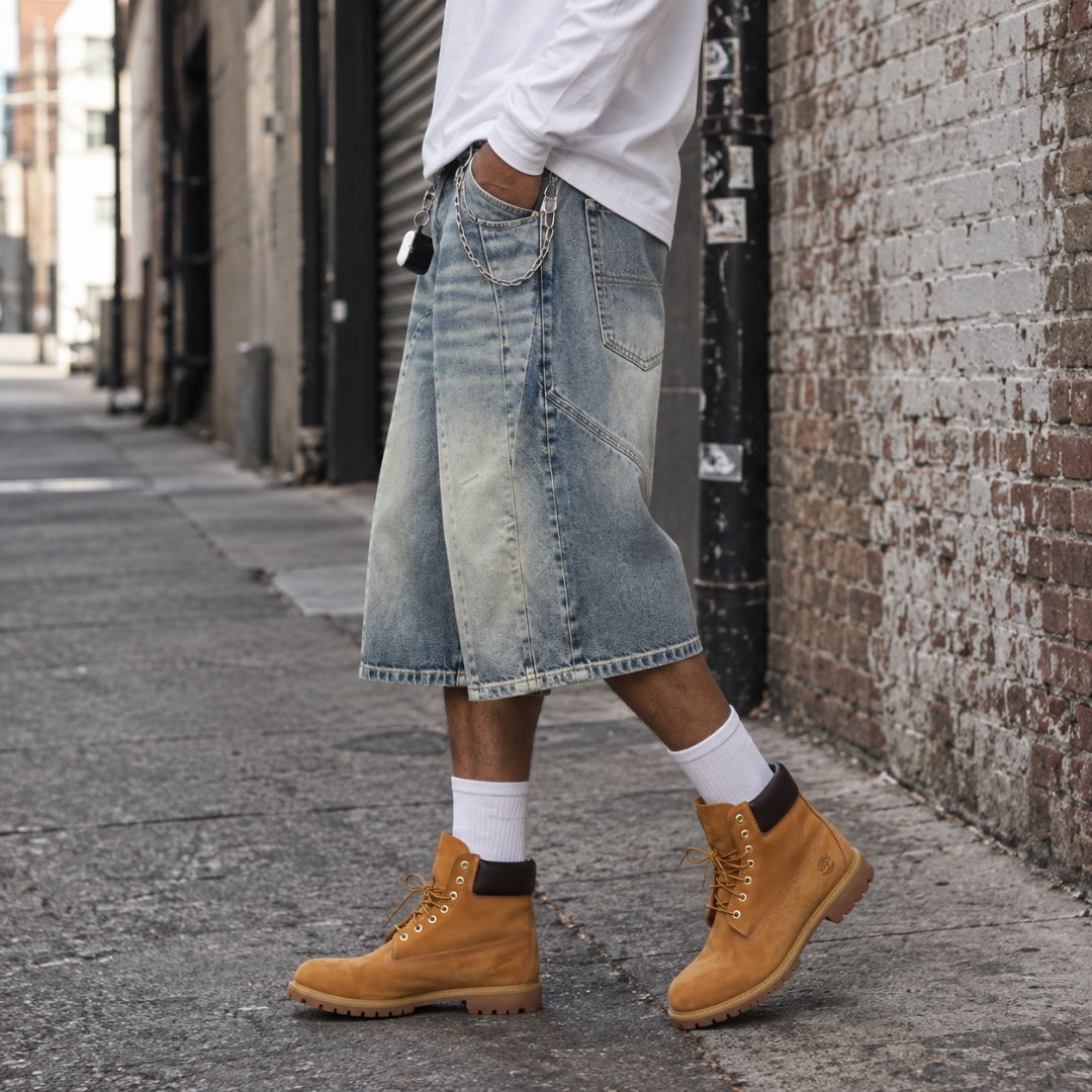 Nordspur | Jortify Retro Wide Leg Casual Shorts