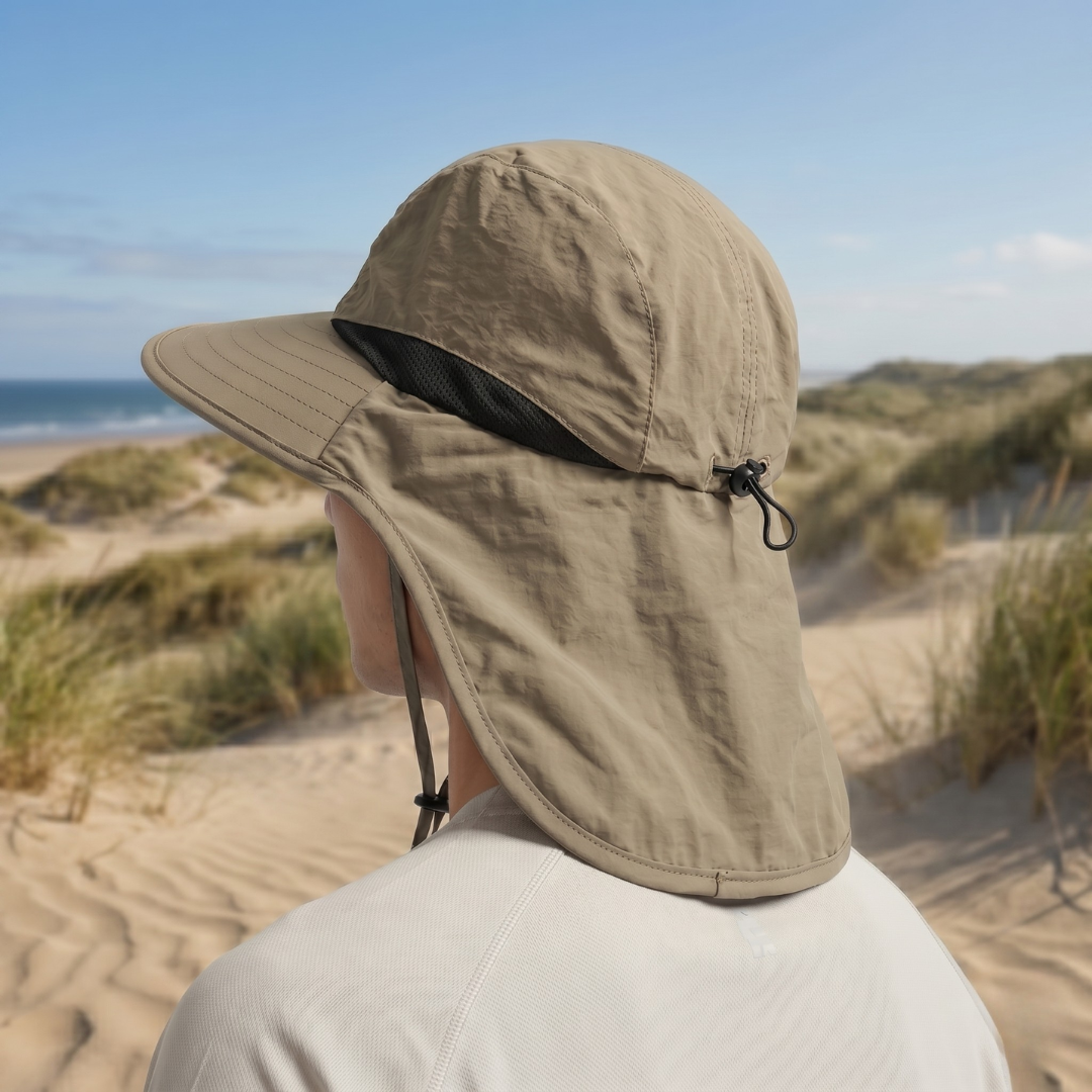 Nordspur | Brimveil Sun Protection Hat with Neck Flap | UPF 50+