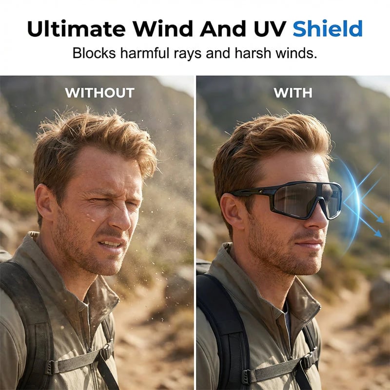 Photochromic Cycling Sunglasses – Instantly Adapt to Light Changes