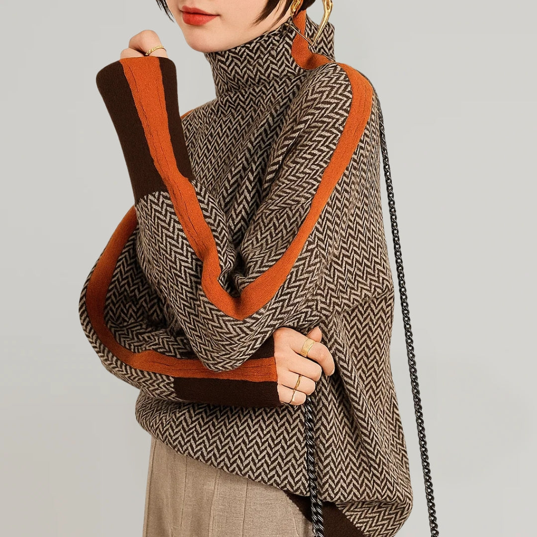 Modern Edge High-Neck Top