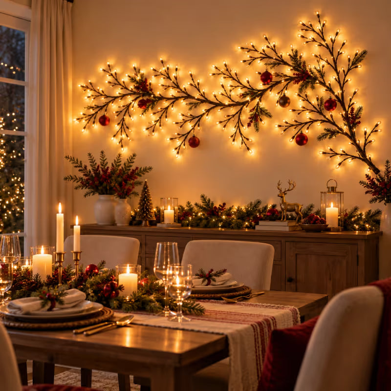 Elegant Light Branch with 8 Functions