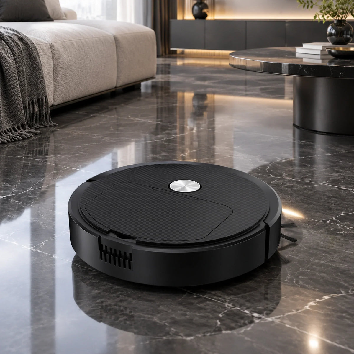 3-in-1 Robot Vacuum with Mop, USB Charging and Cordless Operation