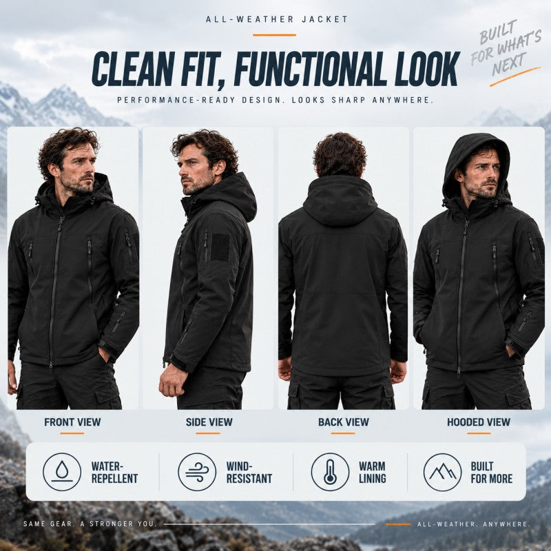 Built for Wind & Rain | Men's Waterproof Insulated Outdoor Jacket