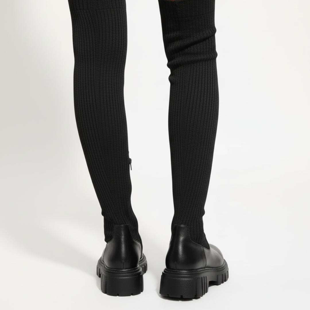 Nordspur | FlexRib Thigh-High Sock Boots