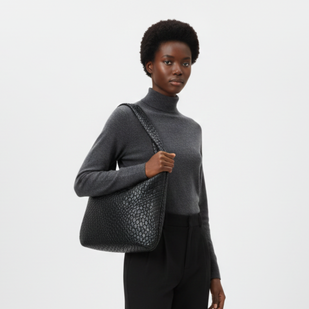 Nordspur | Large Crescent Shoulder Bag