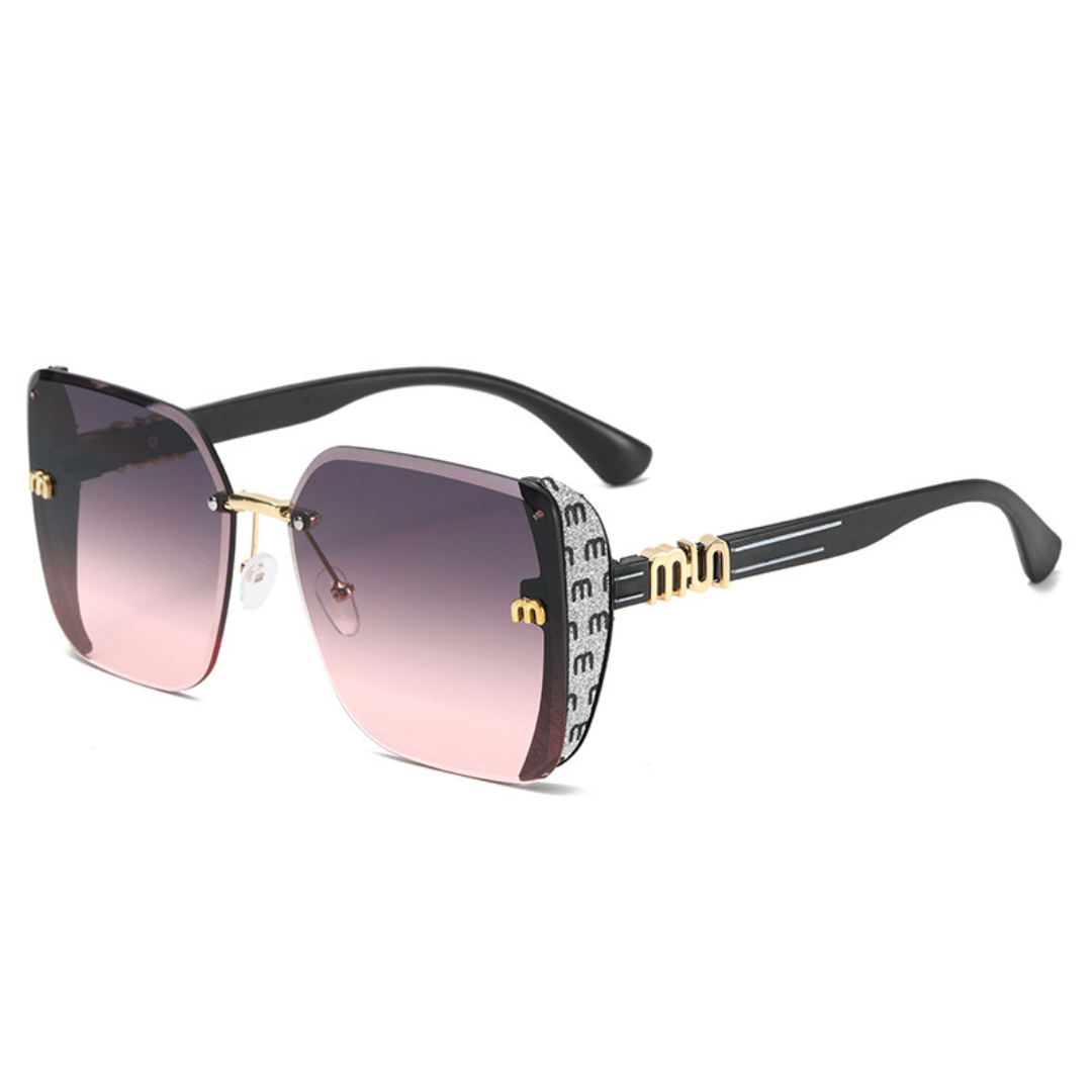 Nordspur | Luxette Rimless Oversized Square Sunglasses