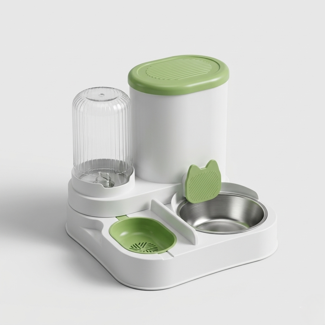 Nordspur | Pawfount 2-In-1 Automatic Food And Water Dispenser