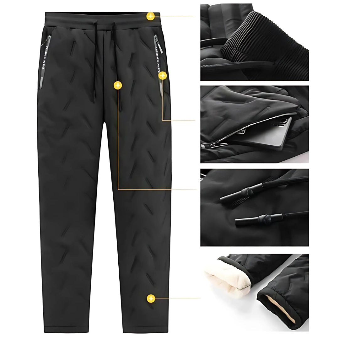 Thermal Winter Trousers – Waterproof, Fleece-Lined and Windproof