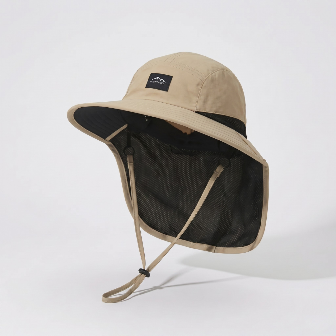 Nordspur | Brimveil Wide-Brim Sun Hat With Neck Flap