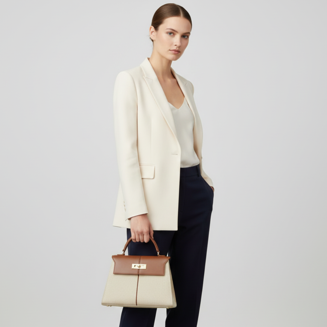 Nordspur | Large Square Top Handle Bag