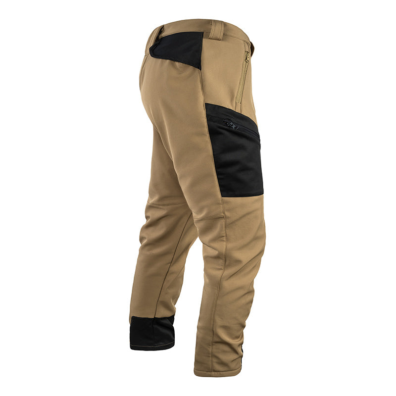 Men's Softshell Waterproof Outdoor Cargo Trousers for Winter