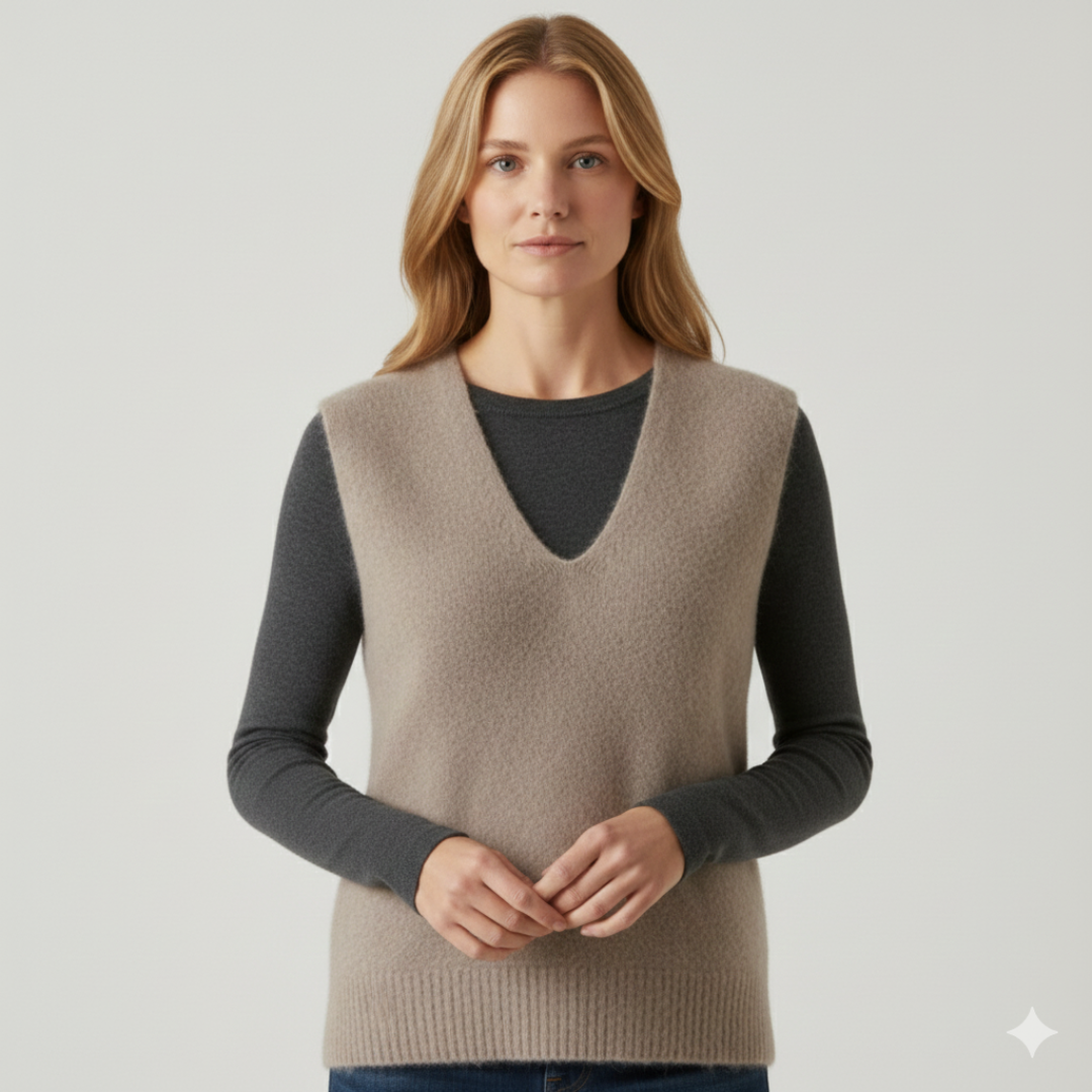Nordspur | Sleeveless V Neck Knit Vest