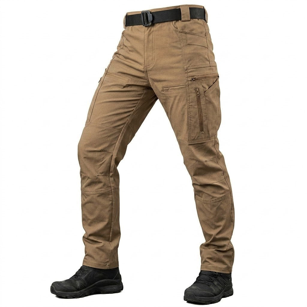 Men's Tactical Water-Resistant Multi-pocket Cargo Trousers