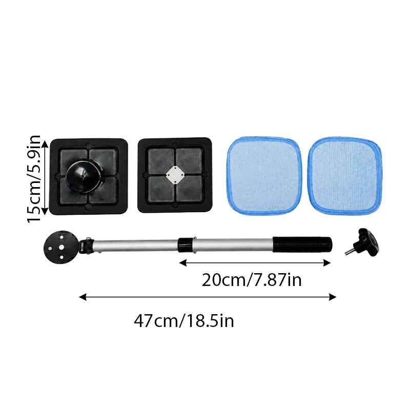 Double Sided Magnetic Windshield Cleaning Kit