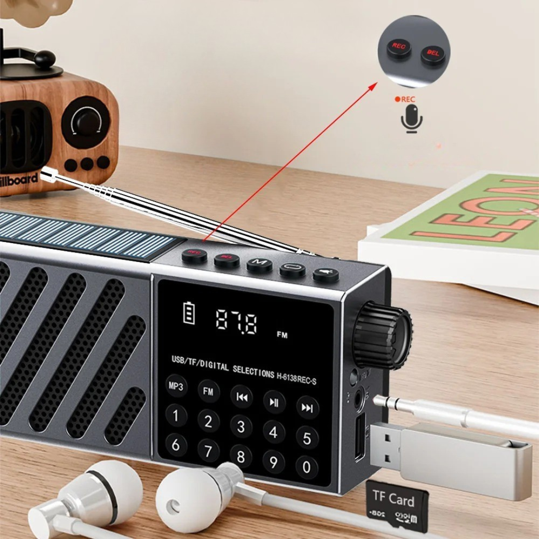 Nordspur | SunTone Portable Solar Powered Radio
