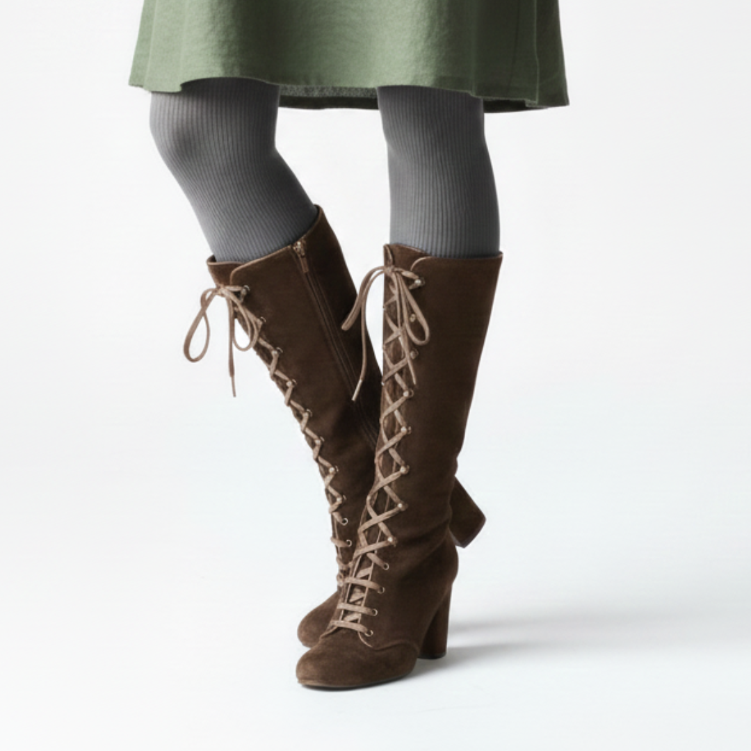 Nordspur | Mid Calf Lace Up Boots