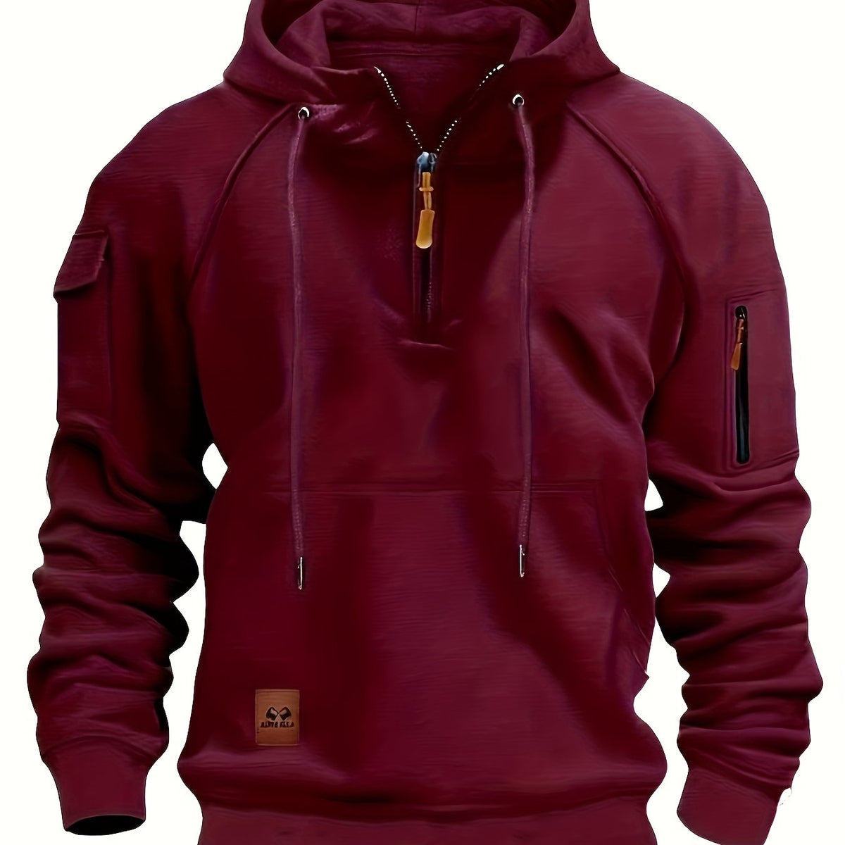 Rugged Quarter-Zip Hoodie