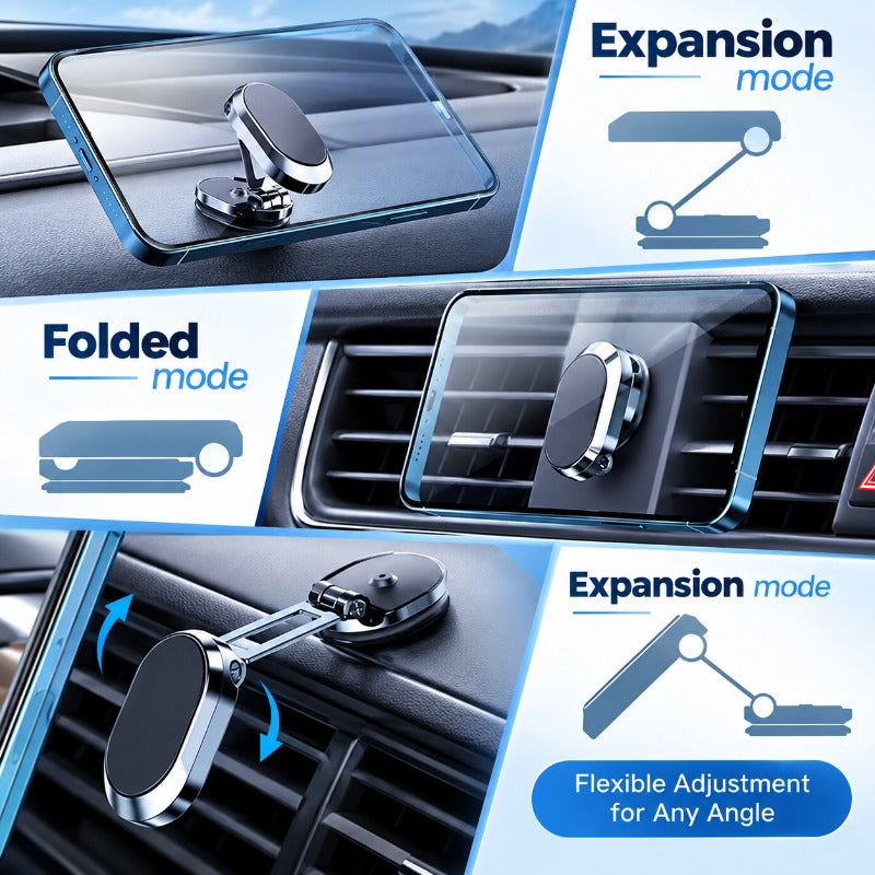 Foldable Zinc Alloy Phone Mount