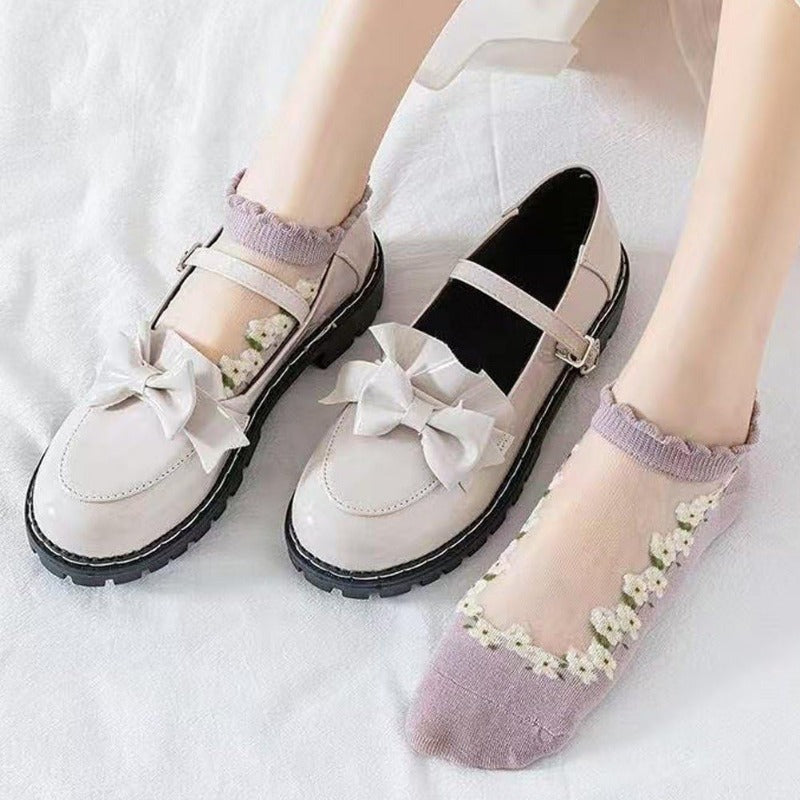 Sweet Lace Ruffle Socks