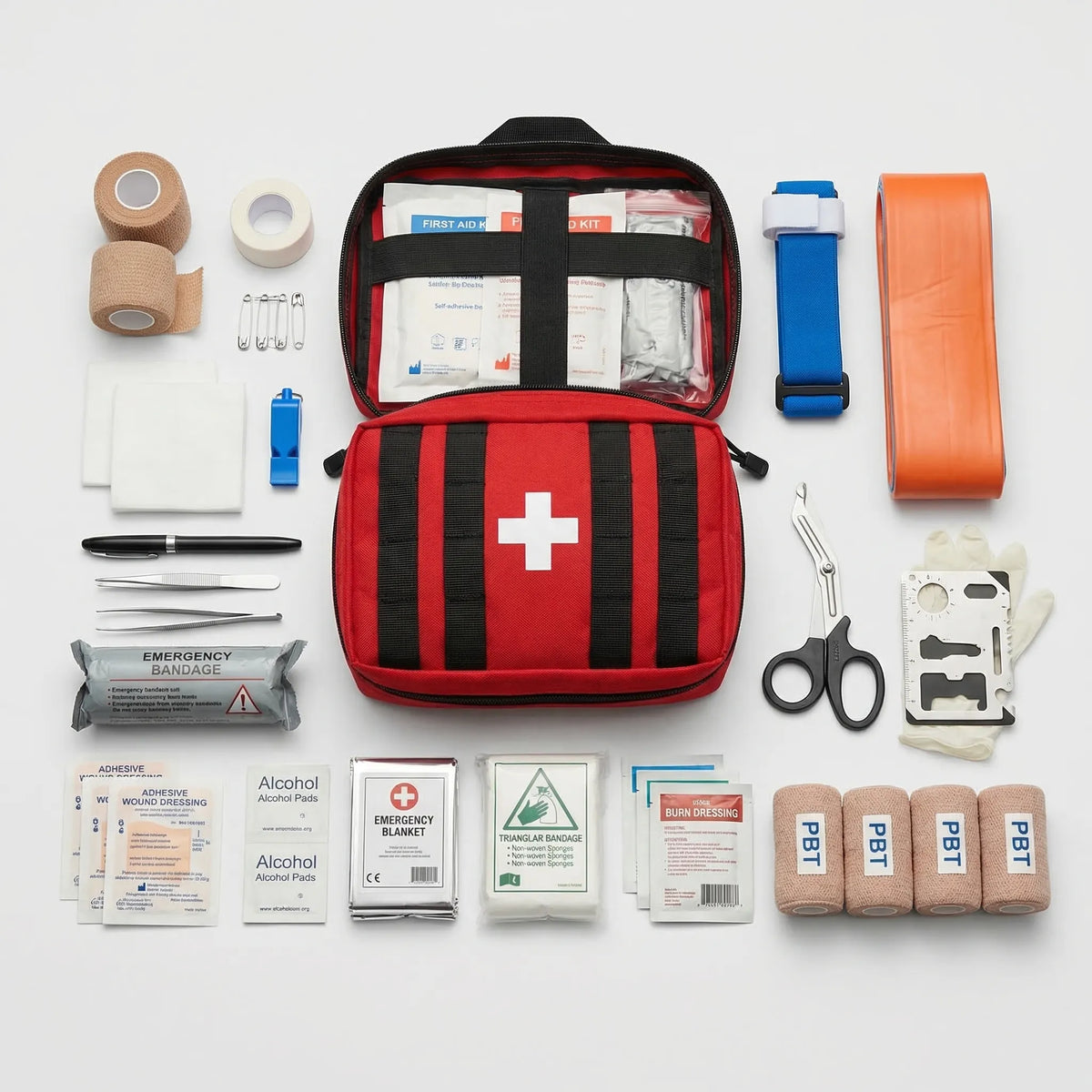 379-Piece Portable First Aid Bag