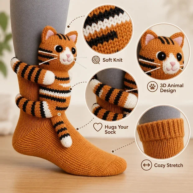 3D Animal Socks