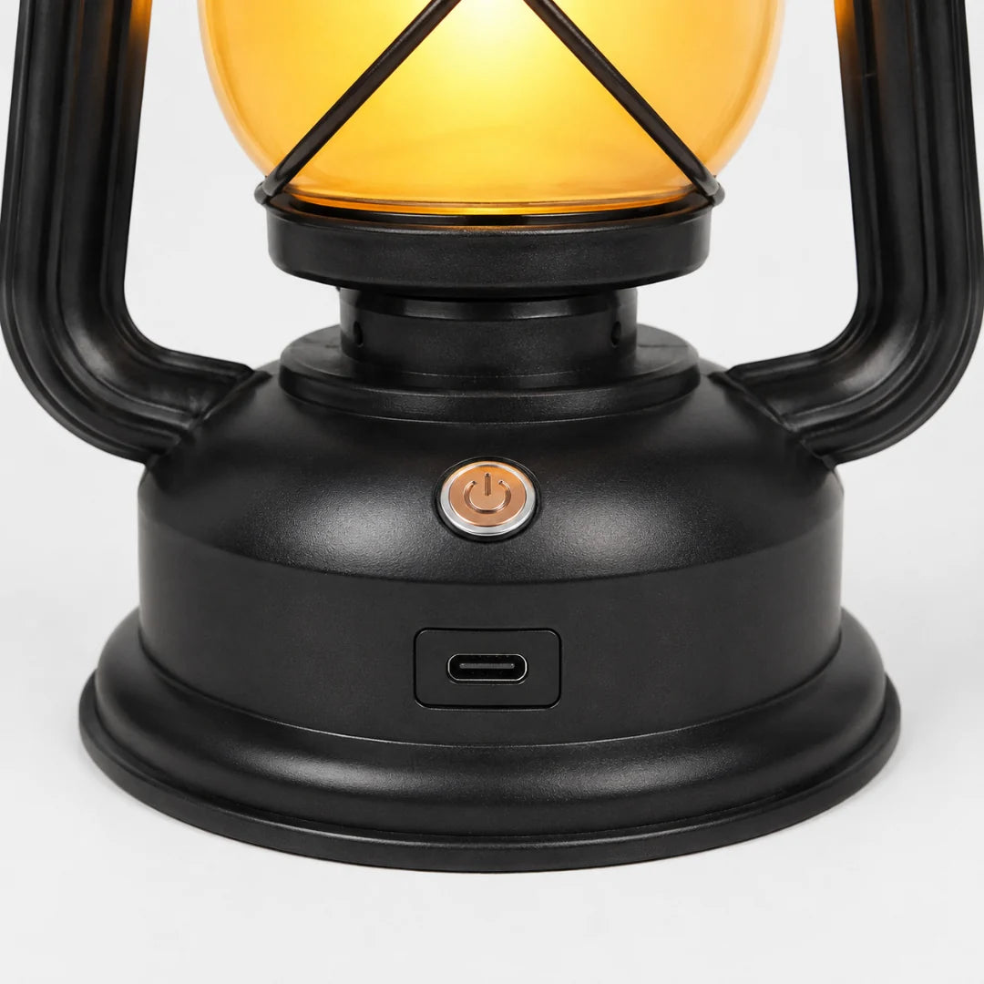 Nordspur | Flambourne Vintage-Style Rechargeable Flame-Effect Lantern