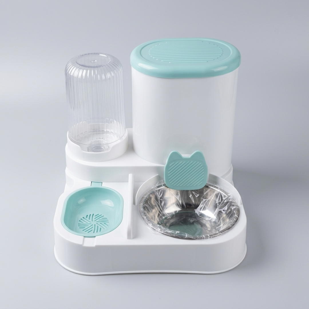 Nordspur | Pawfount 2-In-1 Automatic Food And Water Dispenser