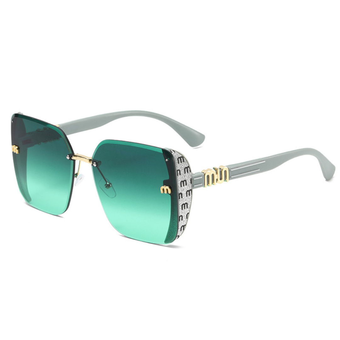 Nordspur | Luxette Rimless Oversized Square Sunglasses