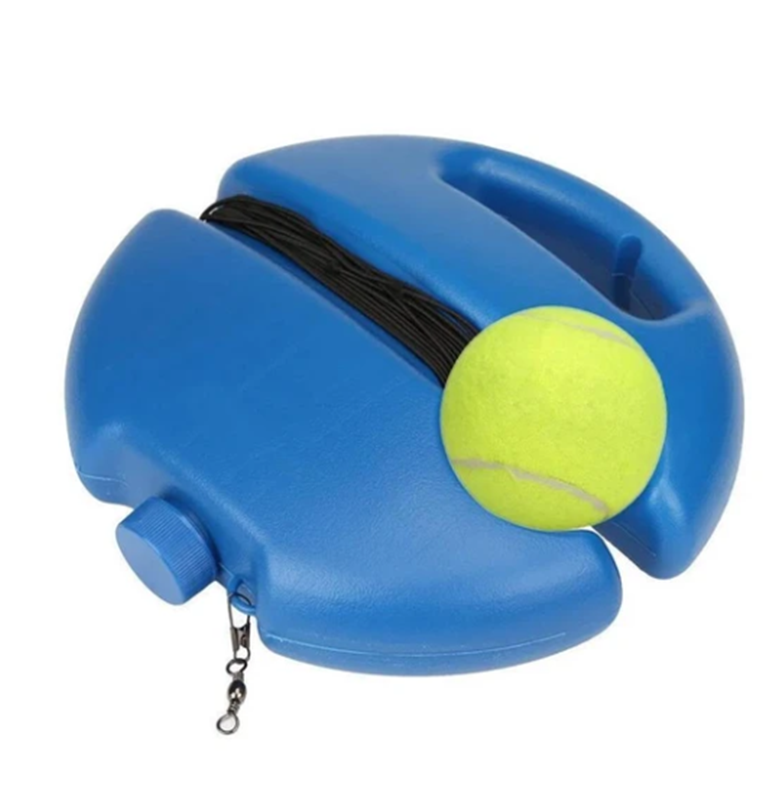 Tennis Trainer – Self-study tool, adjustable height & stable base – improves your swing and accuracy anywhere