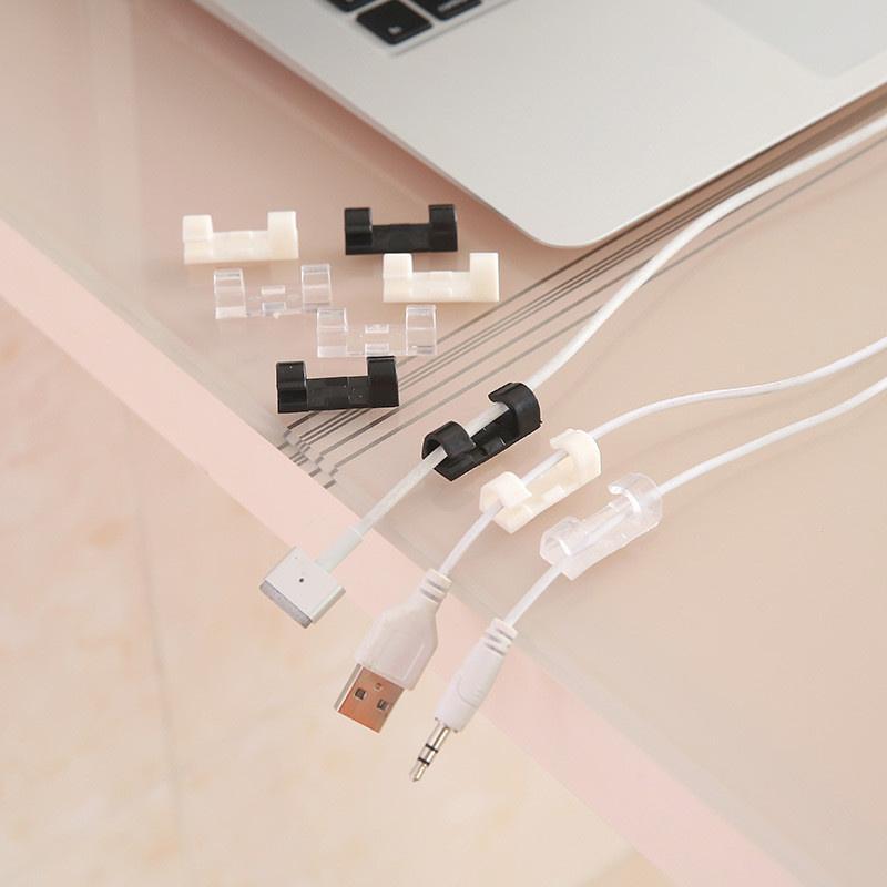 Self-Adhesive Simple Cable Organization Wire Clamps