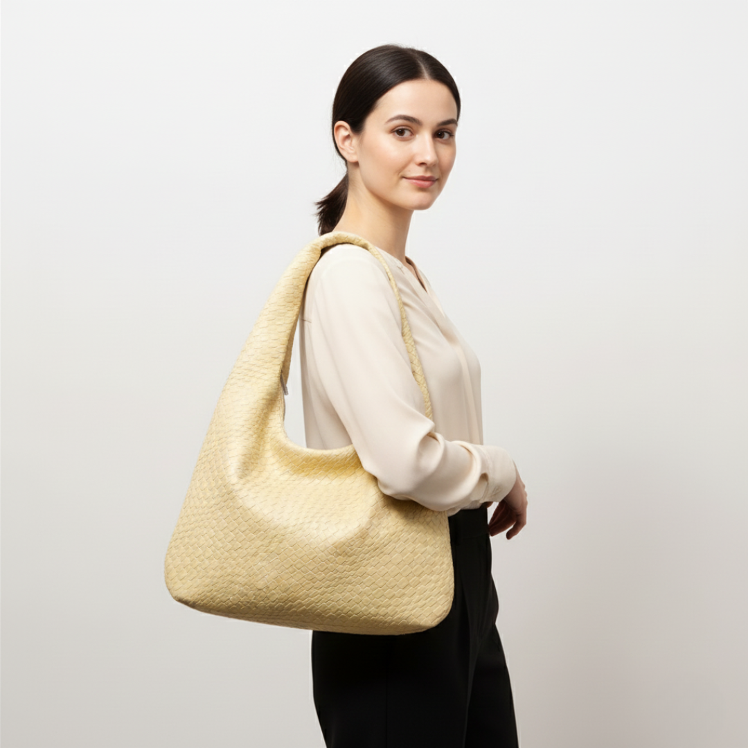 Nordspur | Large Crescent Shoulder Bag