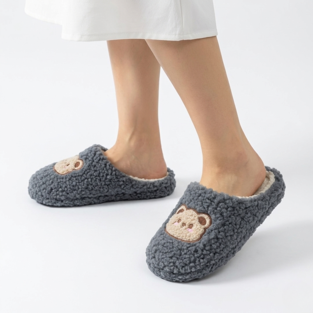 Nordspur | Plush Indoor Slip On Slippers