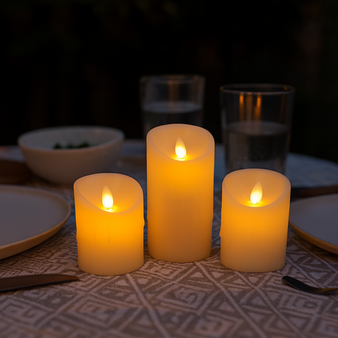 Nordspur | GlowLuxe Pillar Set